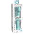 Dillio Slim Seven - turquoise zuignap dildo (20cm)