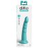 Dillio Slim Seven - turquoise zuignap dildo (20cm)
