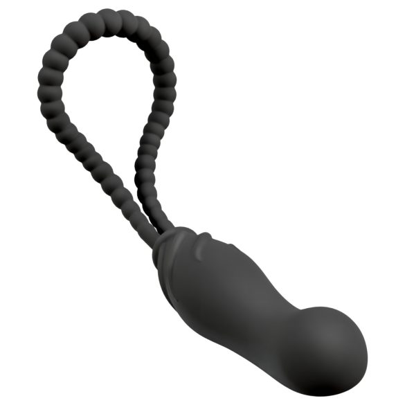 Black Velvets - strap-on dildo - verstelbaar harnas - zwart