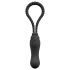 Black Velvets - strap-on dildo - verstelbaar harnas - zwart