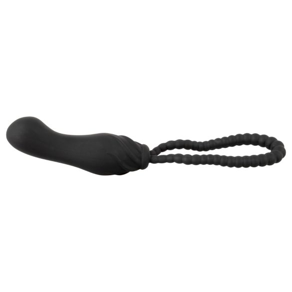 Black Velvets - strap-on dildo - verstelbaar harnas - zwart
