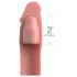 Pipedream - X-TENSION Elite 2 - op maat knipbare penishuls (natuurkleur)