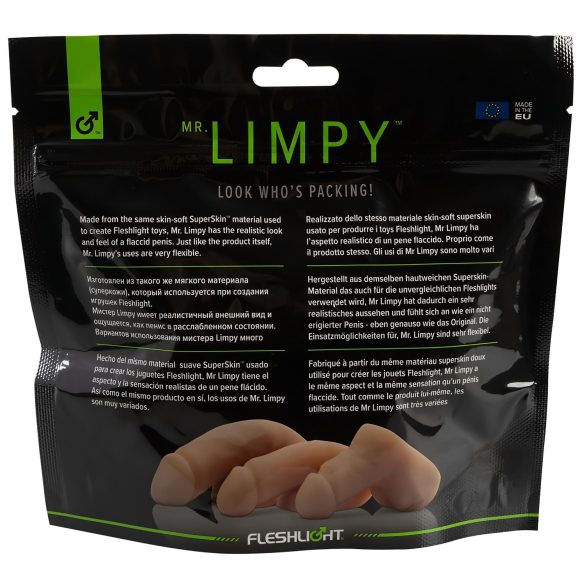 Mr. Limpy - realistische dildo groot - huidkleur