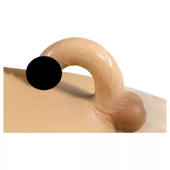 You2Toys - realistische dildo - siliconen - huidkleur