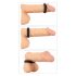 You2Toys 4in1 - penis- en teelbalringen set (natuurlijk-zwart)