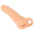 Nature Skin - 2in1 kunstvagina en penismantel - 23cm - huidkleur