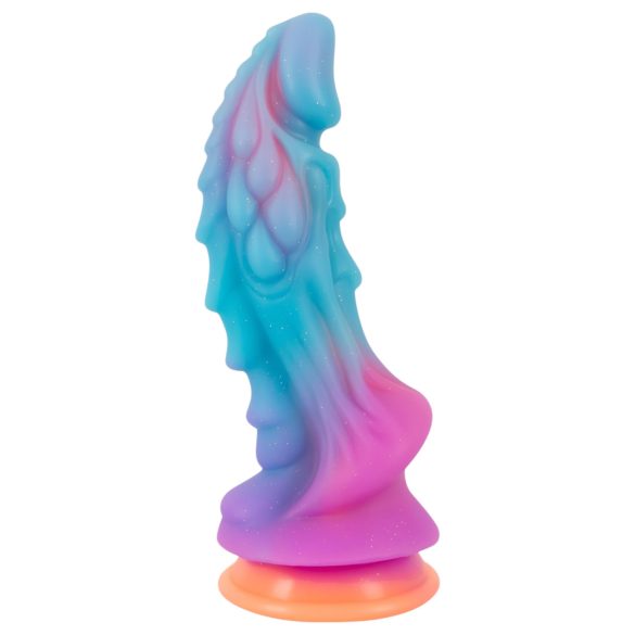 Beasty Cocks - dildo siliconen buitenaards - blauw oranje