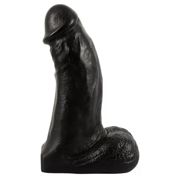 Realistixxx Real Giant - dildo met ballen - 22 cm - zwart