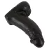 Realistixxx Real Giant - dildo met ballen - 22 cm - zwart