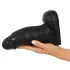 Realistixxx Real Giant - dildo met ballen - 22 cm - zwart
