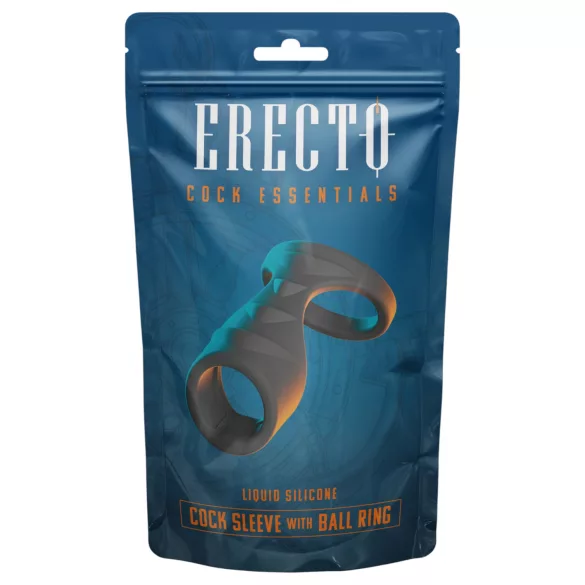 Erecto - penisring 2-in-1 - zwart