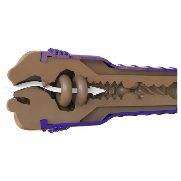 Fleshlight Boost Blow - mond masturbator - realistische mond - bruin