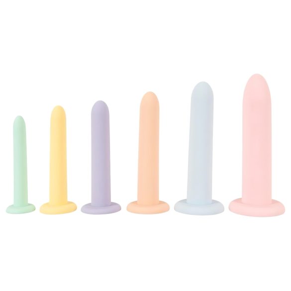 Six in a Row - dildo trainer set - 6 stuks - kleurrijk