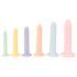 Six in a Row - dildo trainer set - 6 stuks - kleurrijk