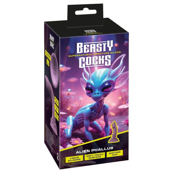 Beasty Cocks - dildo alien vorm - siliconen - paars