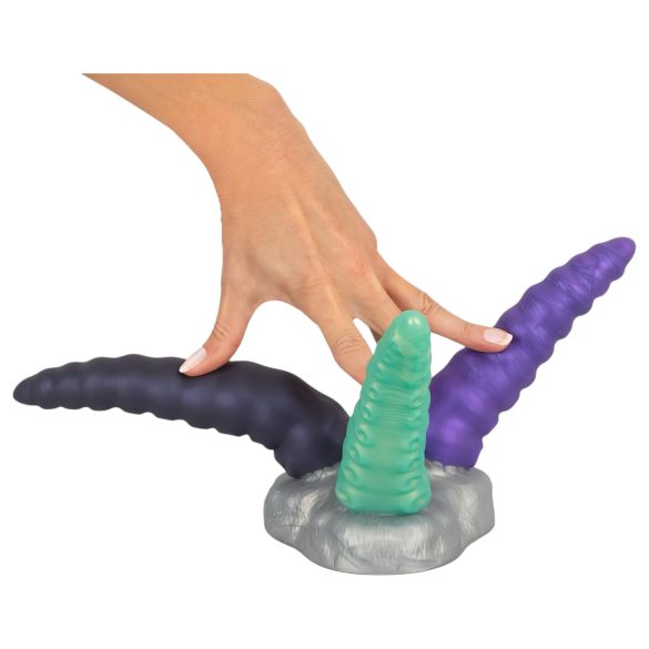 Beasty Cocks - dildo met drie tentakels - siliconen - paars