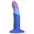 ROMP Piccolo - siliconen dildo - flexibel - blauw/paars