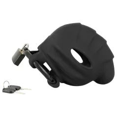 Black Velvets - penis- en balzakkooi - zwart