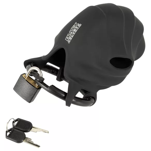 Black Velvets - penis- en balzakkooi - zwart