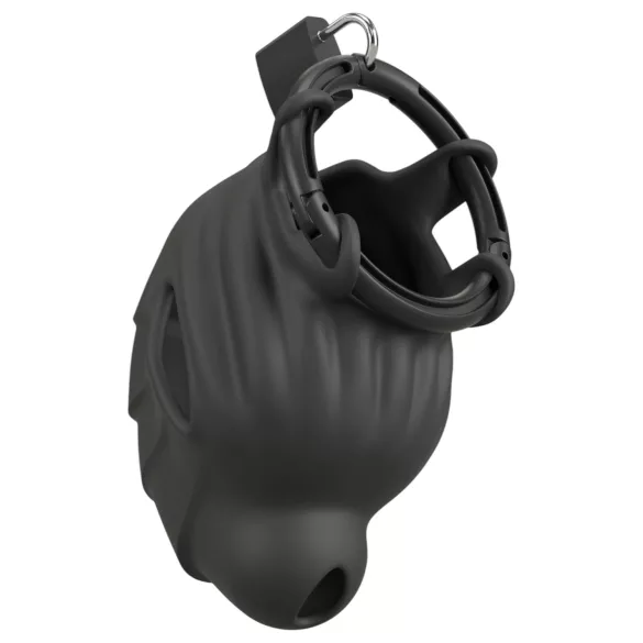 Black Velvets - penis- en balzakkooi - zwart