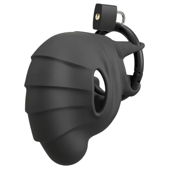 Black Velvets - penis- en balzakkooi - zwart