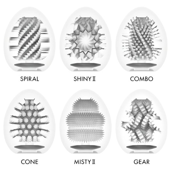 TENGA - eier masturbator set - extra sterk - 6 stuks