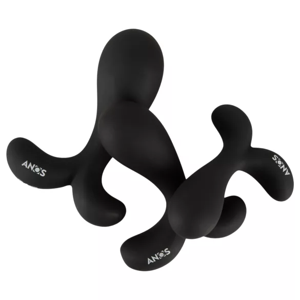 ANOS - anale training plug set - zwart