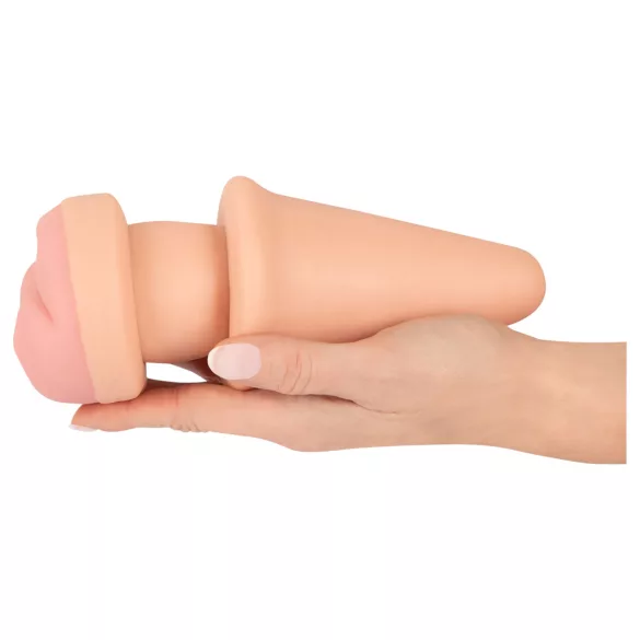 Nature Skin - anaal plug en penismof - huidkleur