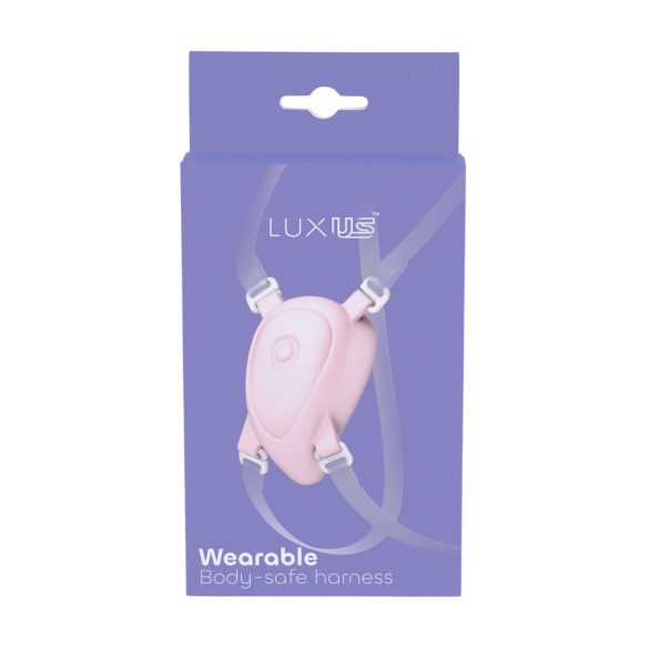 Luxueuze strap-on harnas voor clitorisstimulator (wit)