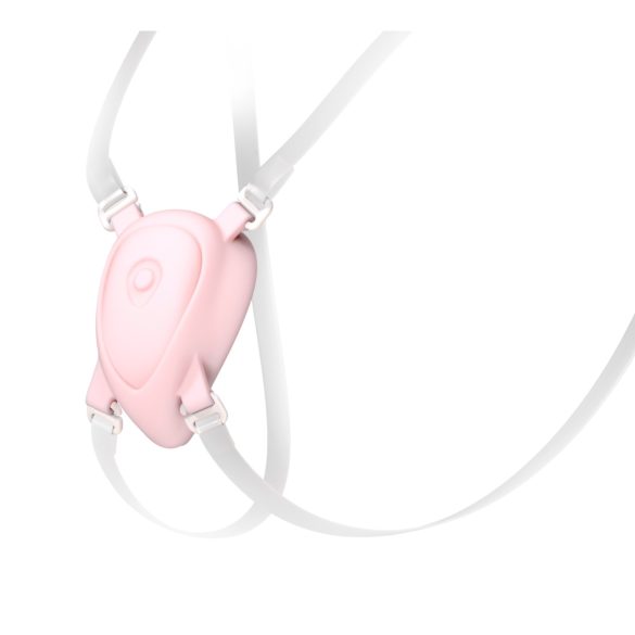 Luxueuze strap-on harnas voor clitorisstimulator (wit)