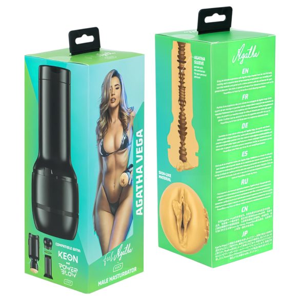 Kiiroo Agatha Vega - kunstvagina - PowerBlow compatibel - huidkleur
