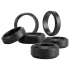 You2Toys - penis- en teelbalringen set (zwart) - 6 stuks