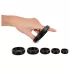 You2Toys - penis- en teelbalringen set (zwart) - 6 stuks