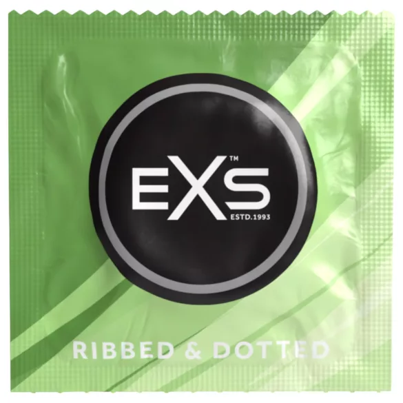 EXS - Condooms met ribbels en noppen - 12 stuks