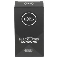 EXS Black - latex condoom - zwart - 12 stuks