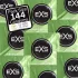 EXS - condooms geribbeld en met stippen - extra ﬂair - 144 stuks