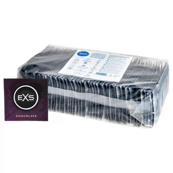 EXS - condooms met chocoladesmaak - zwart - 100 stuks