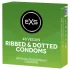 EXS Ribbed & Dotted - geribbelde, gestippelde condooms (48 stuks)