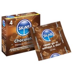 Skins - condooms met chocoladesmaak - 4 stuks