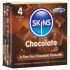 Skins - condooms met chocoladesmaak - 4 stuks