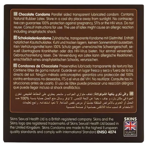 Skins - condooms met chocoladesmaak - 4 stuks