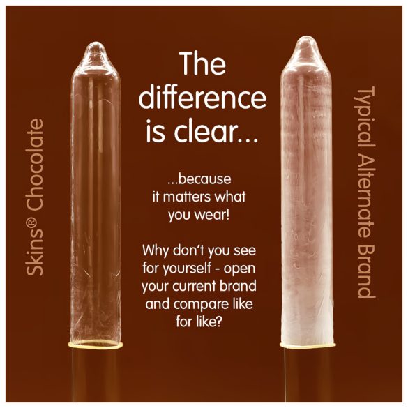 Skins - condooms met chocoladesmaak - 4 stuks