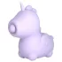 Unihorn Karma - opladbare clitorisstimulator - unicorn - siliconen - paars