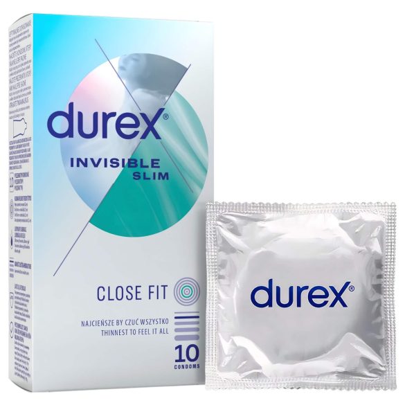 Durex Invisible Slim - extra dun condoom - 10 stuks