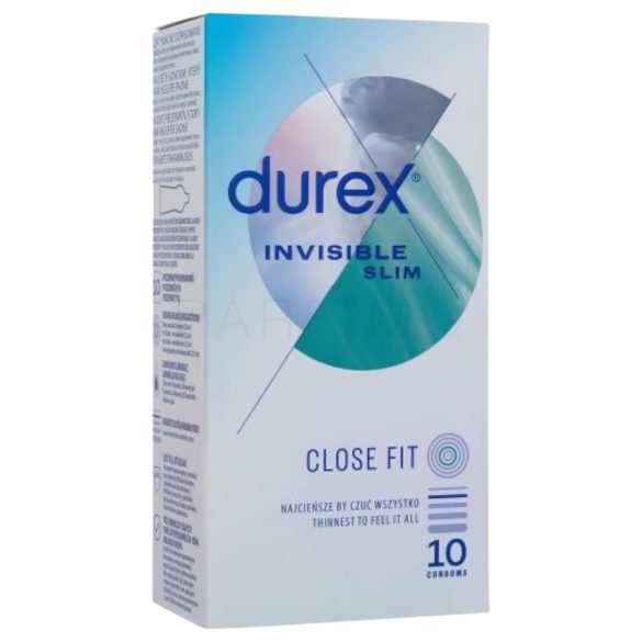 Durex Invisible Slim - extra dun condoom - 10 stuks