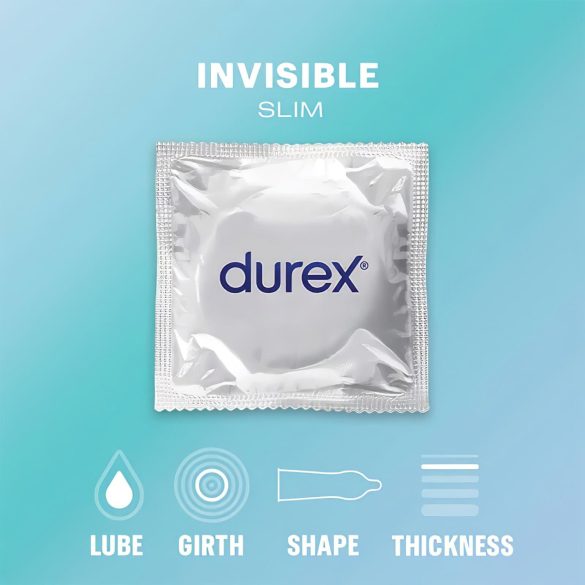 Durex Invisible Slim - extra dun condoom - 10 stuks