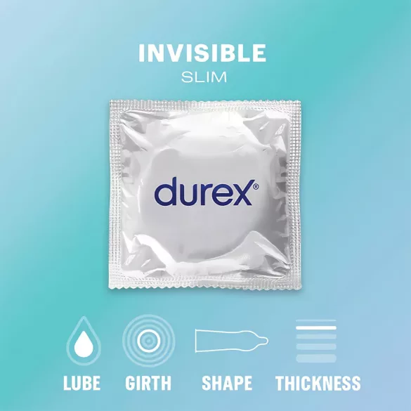 Durex Nude Close Fit - dun condoom (10 stuks)