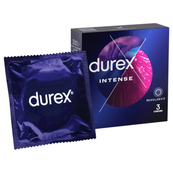 Durex Intense - geribbeld en genopt condoom(3st)
