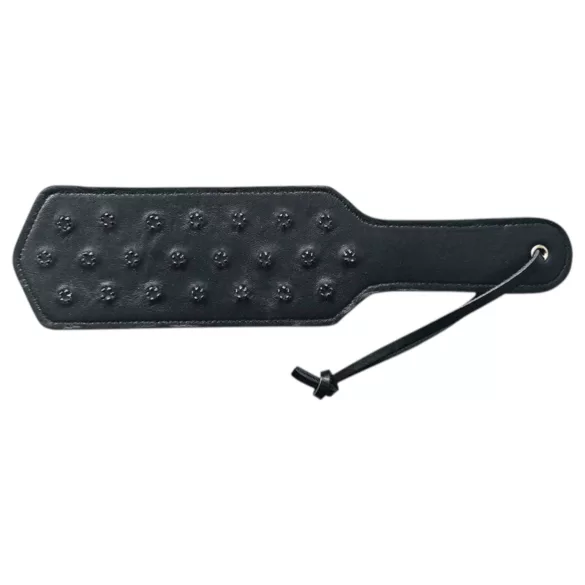 Rouge - paddle van echt leer - studs - zwart