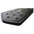 Rouge - paddle van echt leer - studs - zwart